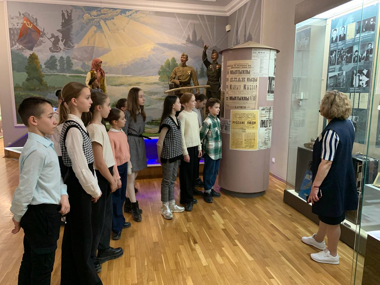 Урок патриотического воспитания в Национальном музее Республики Башкортостан